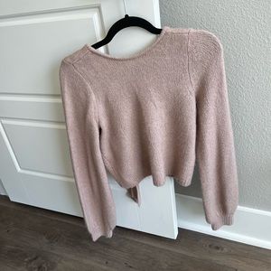 Abercrombie and Fitch light brown sweater